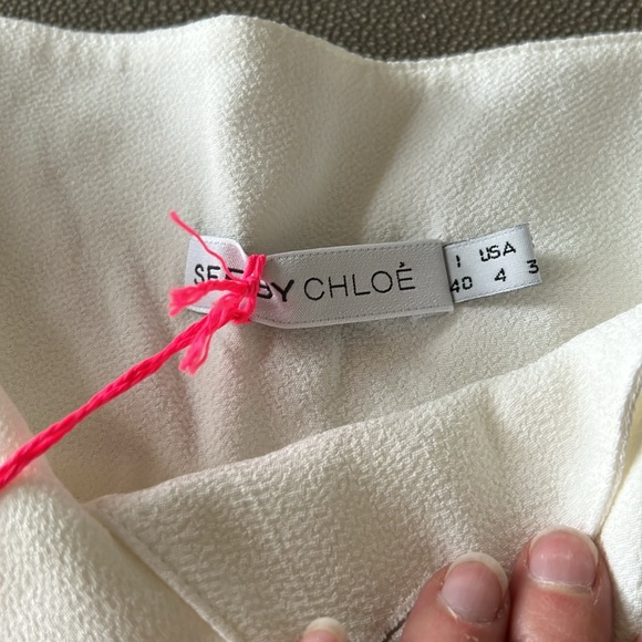 See by Chloe white pleated shorts. NWT. 4 (40) - Picture 6 of 8